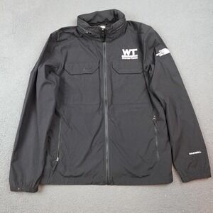 The North Face WindWall Jacket Mens Medium Black Softshell Full Zip NF0A5ISG